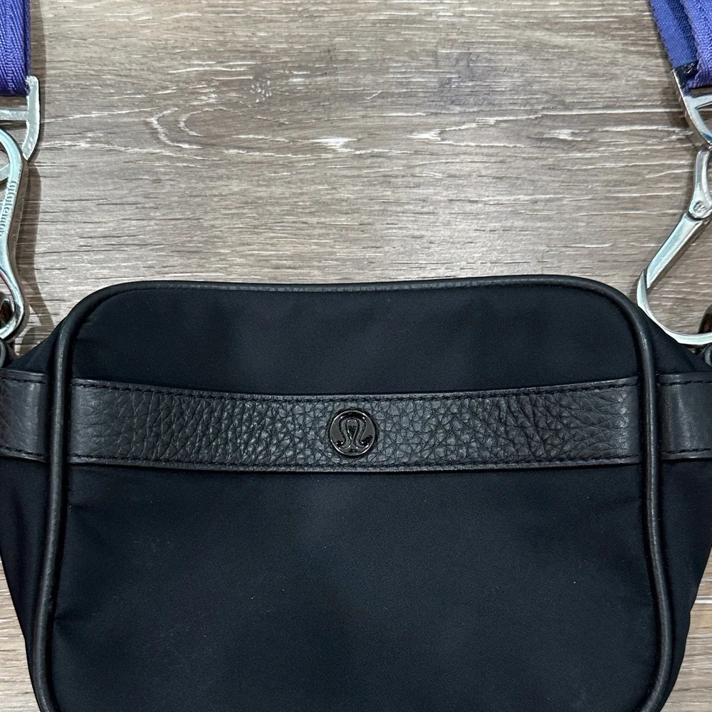 Like New! lululemon Now and Always Black Crossbody with Three Straps! - Picture 4 of 12